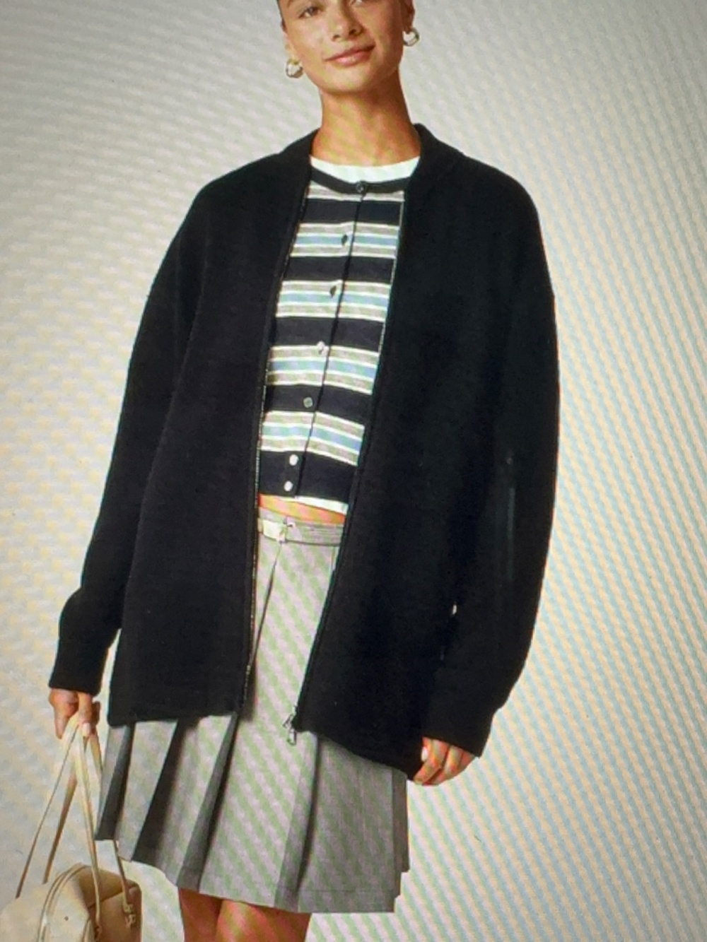NWT J Crew Full-zip flight sweater-jacket